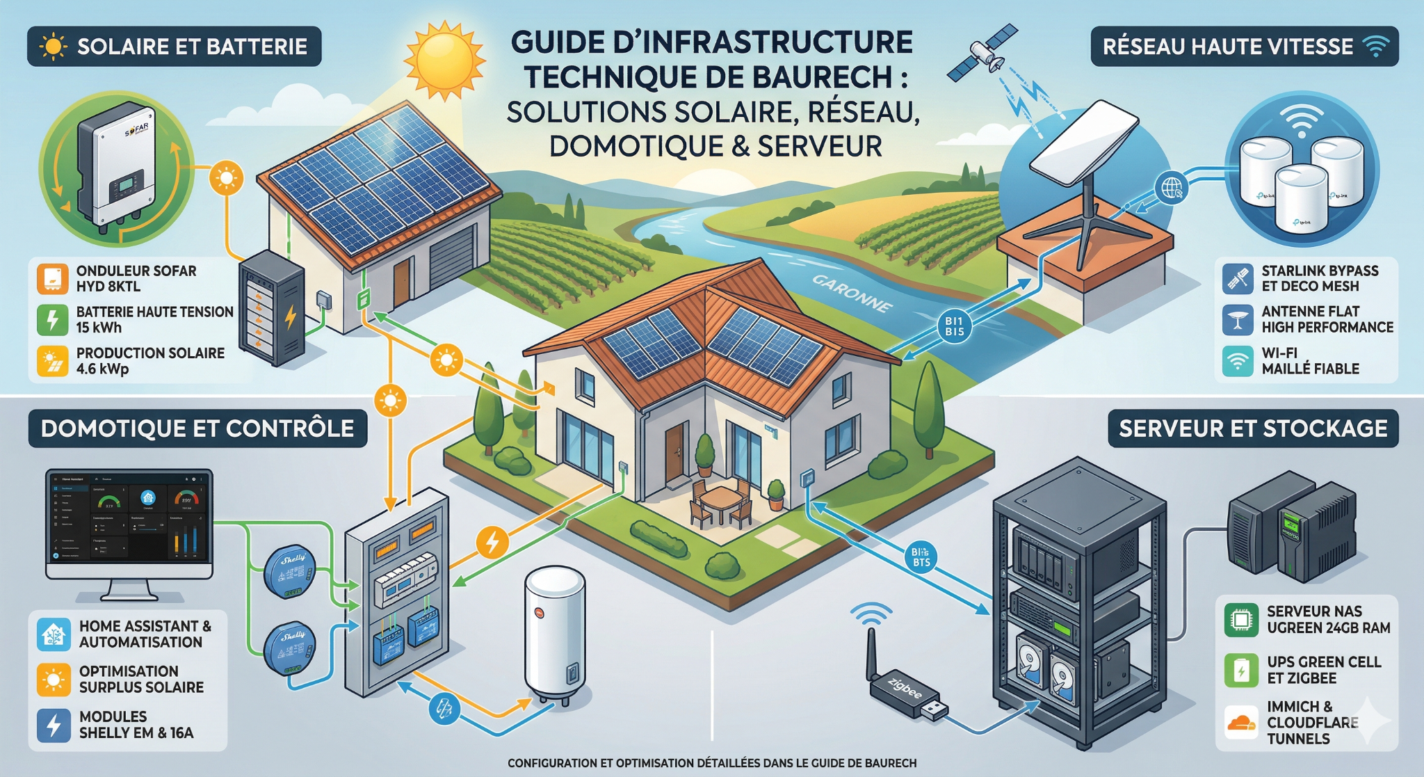 Vue d'ensemble infrastructure Baurech